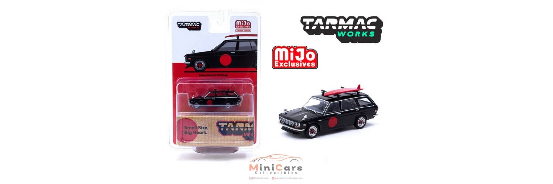 Datsun Bluebird 510 Wagon Black With Surfboard